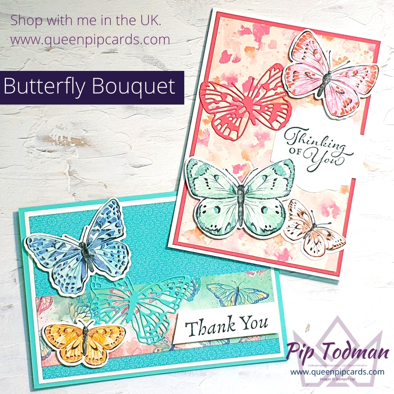 Butterflies Cards with Butterfly Brilliance Bundle

Pip Todman
UK Stampin' Up! Demonstrator
www.queenpipcards.com
#queenpipcards #simplystylish #stampinup #newcardmakers #newhobby #cardmaking