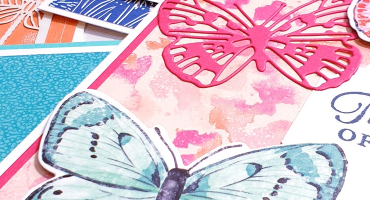 Create a Bouquet of Butterflies Cards