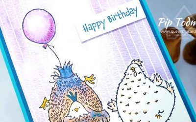 Hydrangea Hill: Fun Birthday Card with Hey Birthday Chick