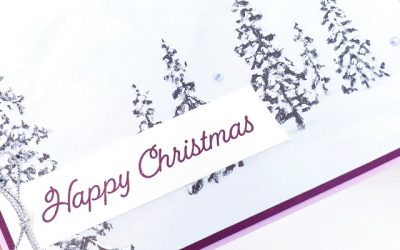 Simple Christmas Cards With Peaceful Place