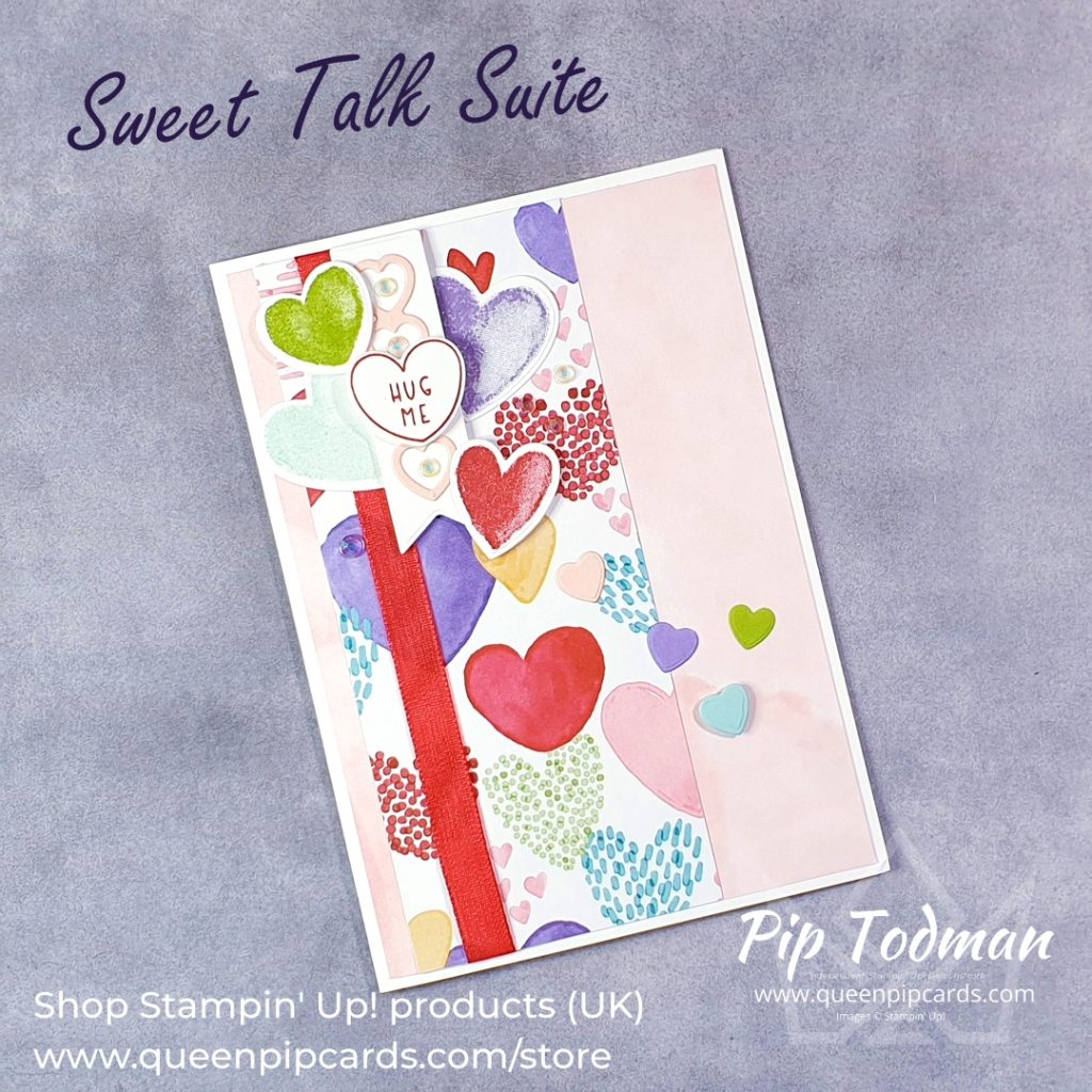 Sweet Talks Suite of Possibilities this month features the Sweet Talk suite! 

Pip Todman
Shop at: www.queenpipcards.com/store
Join my team: www.queenpipcards.com/royal-stampers/
Website & blog:
www.queenpipcards.com
Stampin' Up! Independent Demonstrator UK
