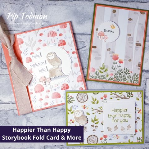 Easy Storybook Fold Card - Queen Pip Cards